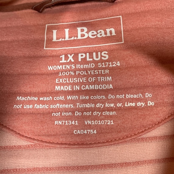 L.L Bean Pink Ribbed Zip-Up Sweater Vest - Picture 11 of 12